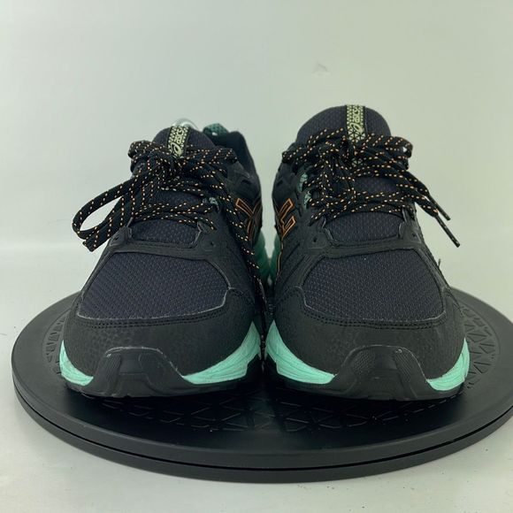 Asics Gel-Venture 7 Black/Green Running Shoes 1012A477 Women's Size 9 Wide - Picture 2 of 12